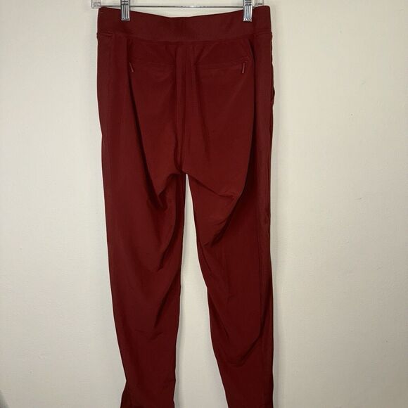 Athleta Brooklyn Ankle Pant Women's Size 2 Red Pull On Pockets Workwear Stretch - Picture 6 of 8